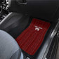 Malawi Football Car Mats Go Champions - Red - African Pride