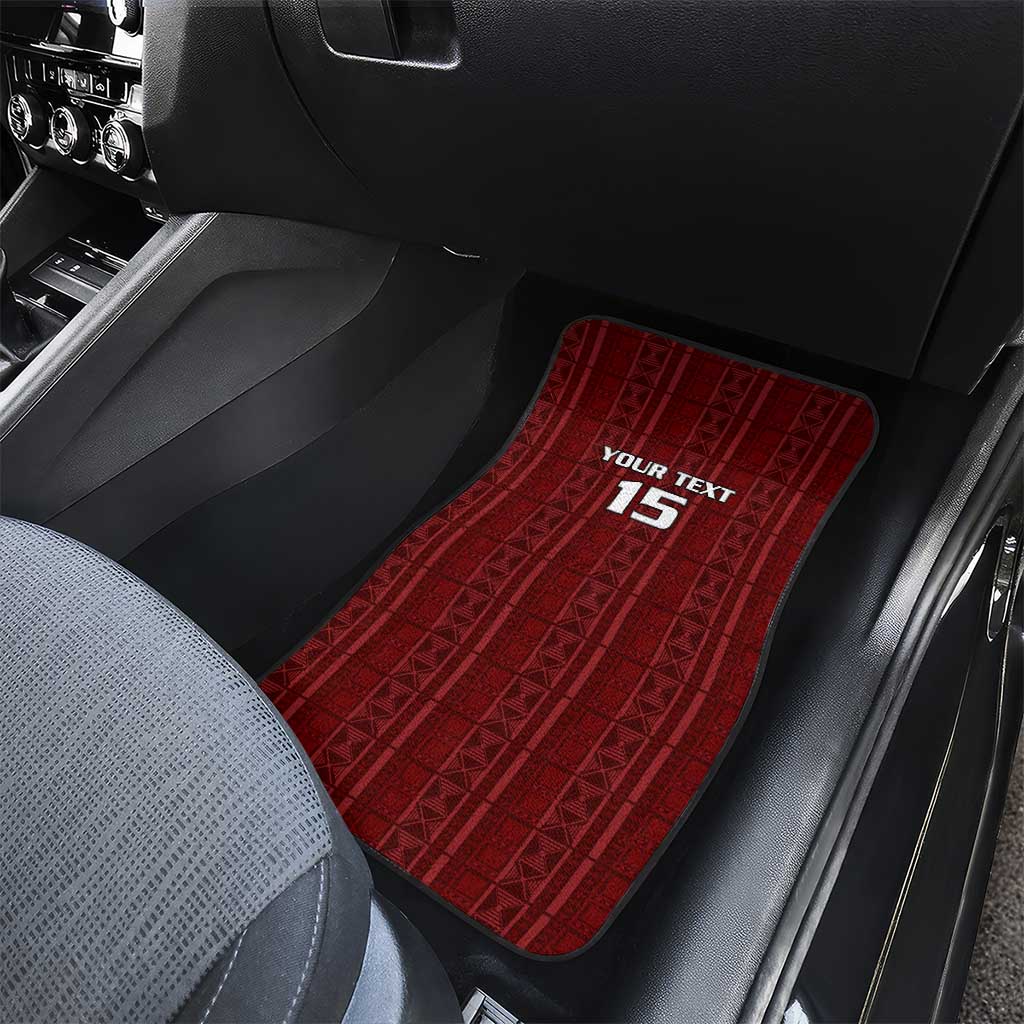 Malawi Football Car Mats Go Champions - Red - African Pride