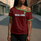 Custom Malawi Football Cross Shoulder Shirt Come On Flames - Red