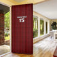 Custom Malawi Football Door Cover Come On Flames - Red
