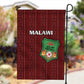 Malawi Football Garden Flag Go Champions - Red - African Pride