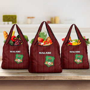 Malawi Football Grocery Bag Go Champions - Red - African Pride