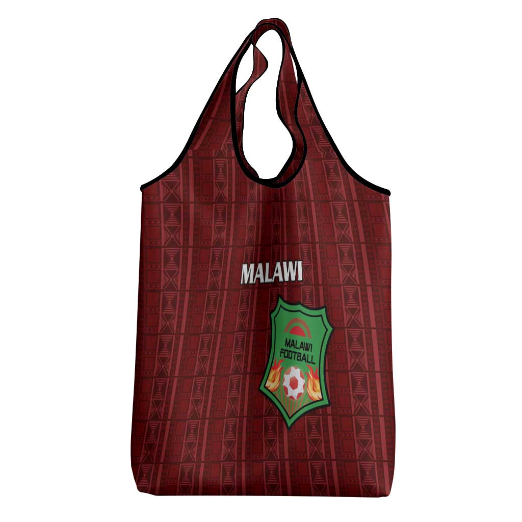 Malawi Football Grocery Bag Go Champions - Red - African Pride
