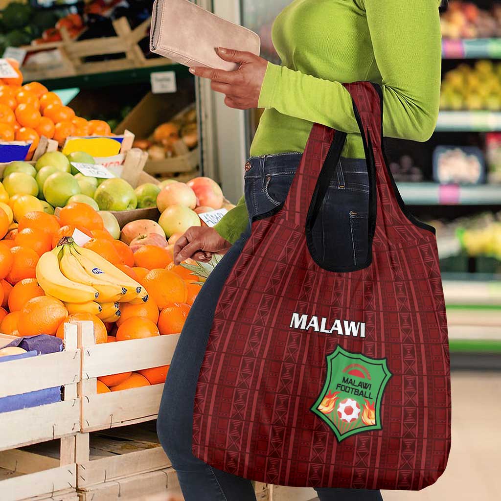 Malawi Football Grocery Bag Go Champions - Red - African Pride