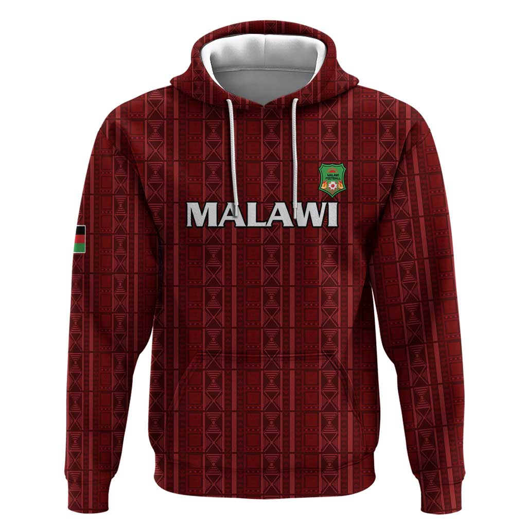 Custom Malawi Football Hoodie Go Champions - Red - African Pride