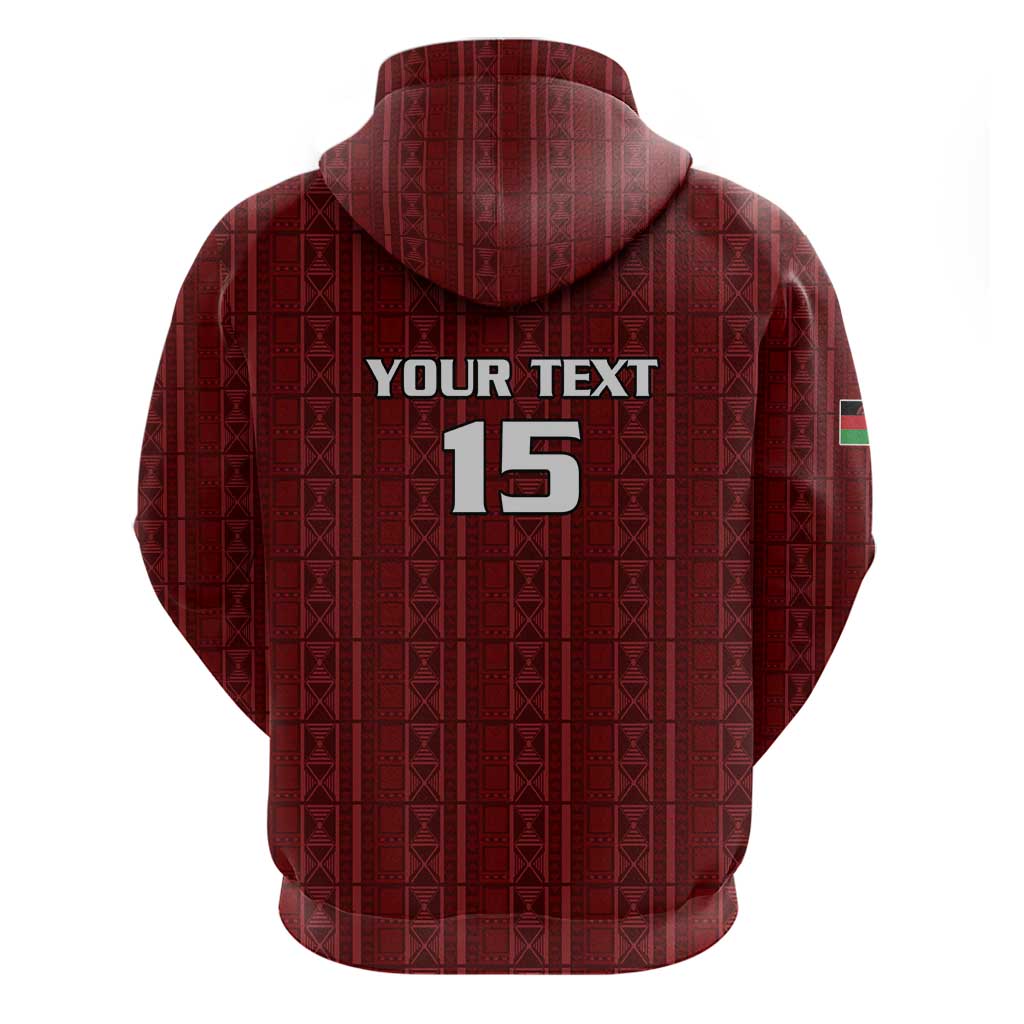 Custom Malawi Football Hoodie Go Champions - Red - African Pride
