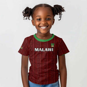 Custom Malawi Football Kid T shirt Go Champions - Red - African Pride