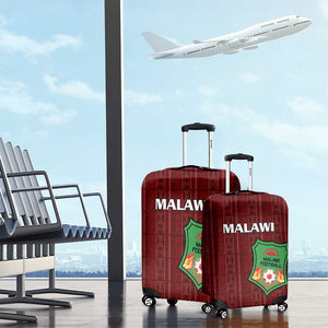 Malawi Football Luggage Cover Go Champions - Red - African Pride