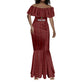 Custom Malawi Football Mermaid Dress Go Champions - Red - African Pride