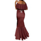 Custom Malawi Football Mermaid Dress Go Champions - Red - African Pride