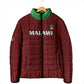 Custom Malawi Football Padded Jacket Come On Flames - Red