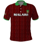 Custom Malawi Football Polo Shirt Go Champions - Red - African Pride