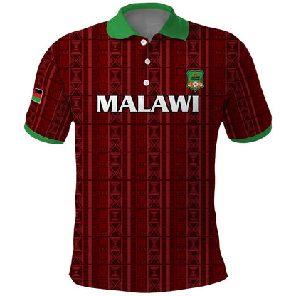 Custom Malawi Football Polo Shirt Go Champions - Red - African Pride