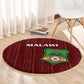 Malawi Football Round Carpet Go Champions - Red - African Pride