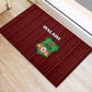 Malawi Football Rubber Doormat Go Champions - Red - African Pride