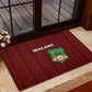 Malawi Football Rubber Doormat Go Champions - Red - African Pride