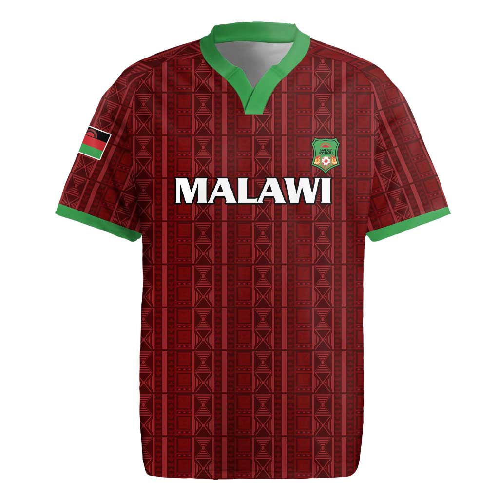 Custom Malawi Football Rugby Jersey Go Champions - Red - African Pride