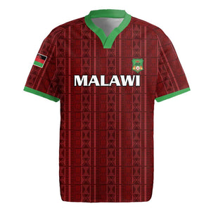 Custom Malawi Football Rugby Jersey Go Champions - Red - African Pride