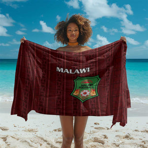 Malawi Football Sarong Go Champions - Red - African Pride