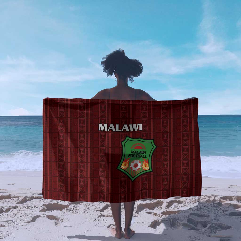 Malawi Football Sarong Go Champions - Red - African Pride