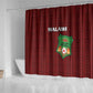 Malawi Football Shower Curtain Go Champions - Red - African Pride