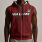 Custom Malawi Football Sleeveless Zip Hoodie Go Champions - Red - African Pride