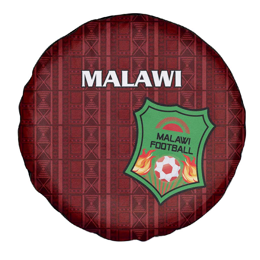 Malawi Football Spare Tire Cover Go Champions - Red - African Pride