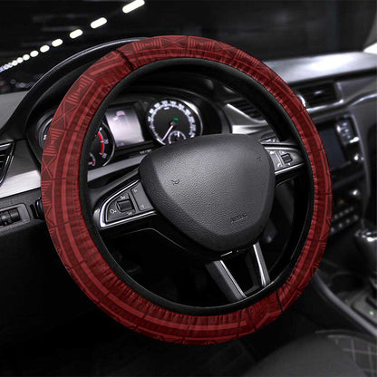 Malawi Football Steering Wheel Cover Go Champions - Red - African Pride