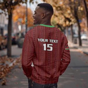 Custom Malawi Football Sweatshirt Go Champions - Red - African Pride