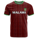 Custom Malawi Football T shirt Go Champions - Red - African Pride