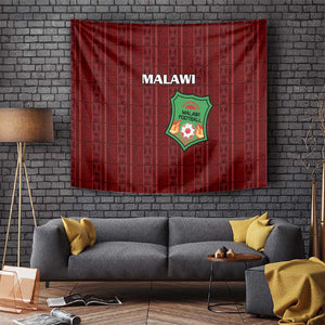Malawi Football Tapestry Go Champions - Red - African Pride
