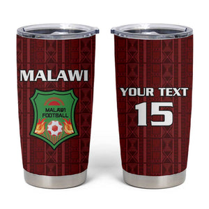 Custom Malawi Football Tumbler Cup Go Champions - Red - African Pride