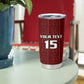 Custom Malawi Football Tumbler Cup Go Champions - Red - African Pride