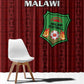Malawi Football Window Curtain Go Champions - Red - African Pride