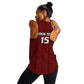 Custom Malawi Football Women Racerback Tank Go Champions - Red - African Pride