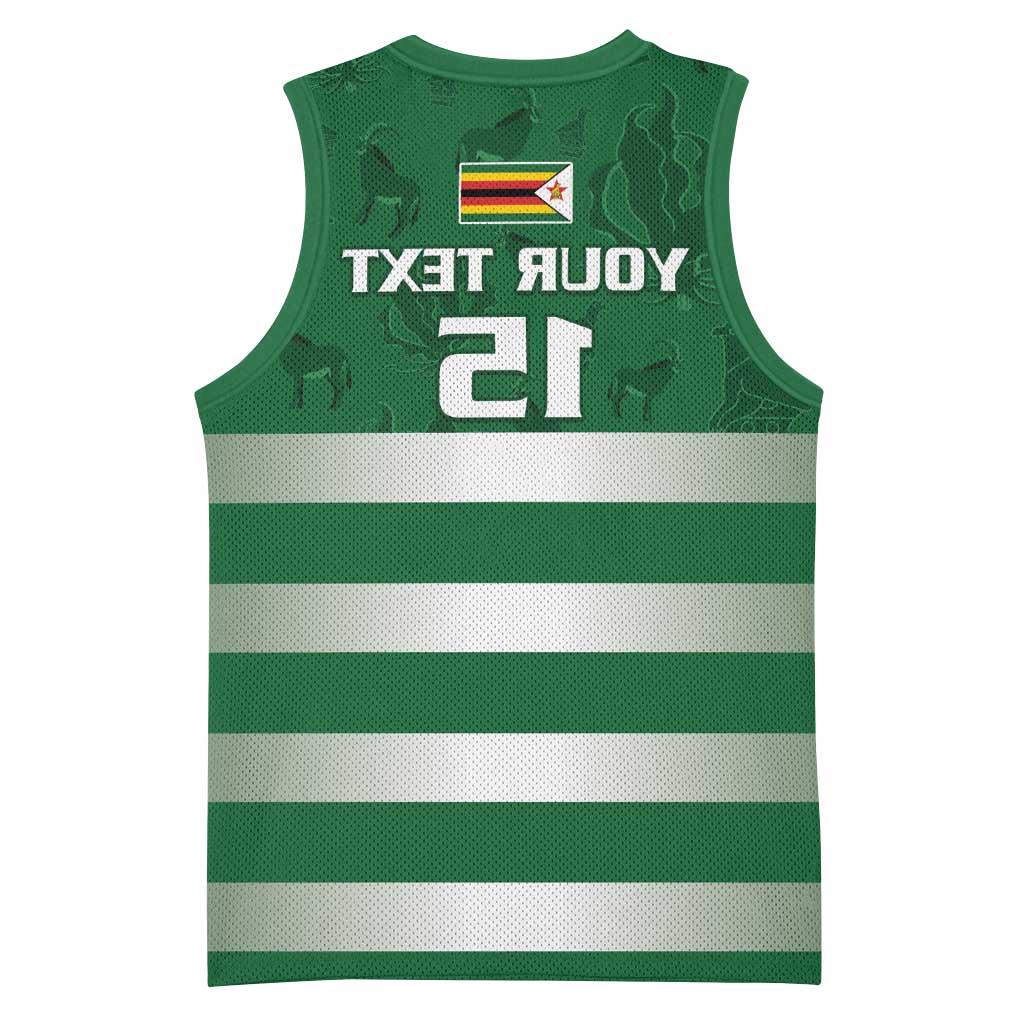 Rugby Zimbabwe Custom Basketball Jersey Go Champions Sables - African Pride