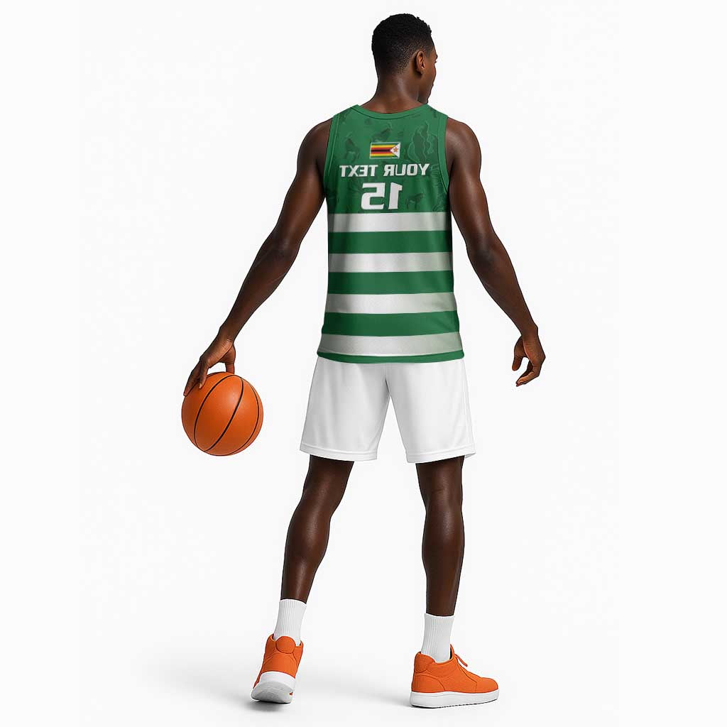 Rugby Zimbabwe Custom Basketball Jersey Go Champions Sables - African Pride