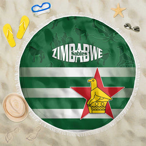 Rugby Zimbabwe Beach Blanket Go Champions Sables - African Pride