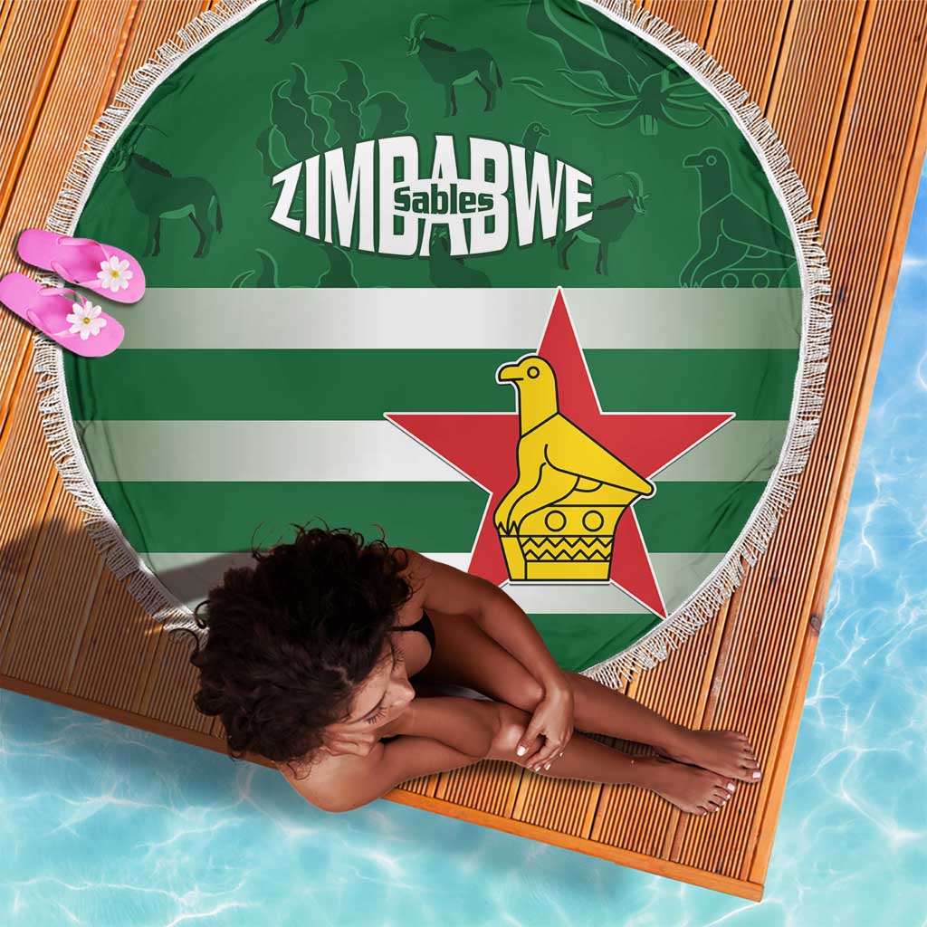 Rugby Zimbabwe Beach Blanket Go Champions Sables - African Pride