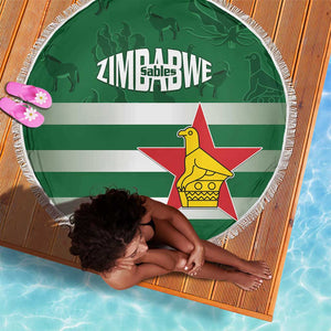 Rugby Zimbabwe Beach Blanket Go Champions Sables - African Pride