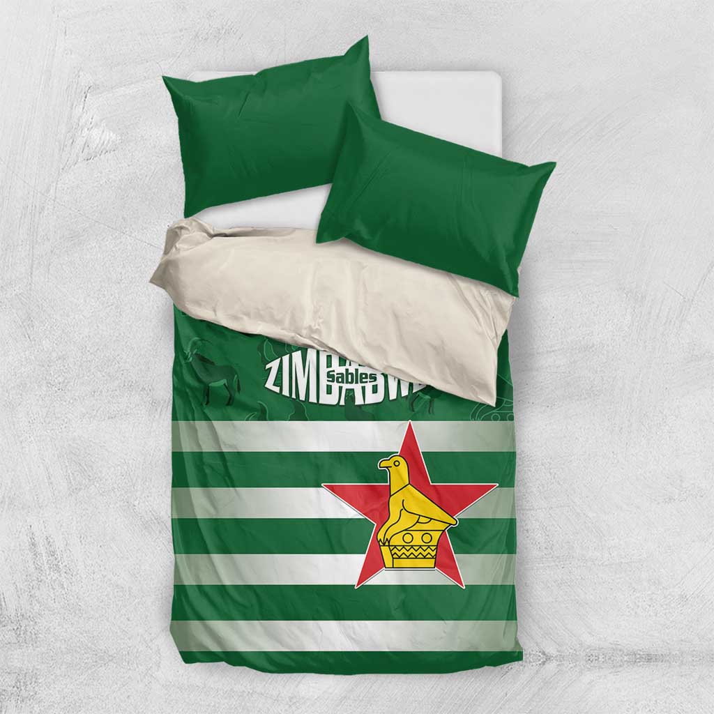 Rugby Zimbabwe Bedding Set Go Champions Sables - African Pride