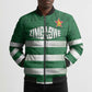 Rugby Zimbabwe Custom Bomber Puffer Jacket Go Champions Sables
