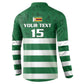 Rugby Zimbabwe Custom Button Sweatshirt Go Champions Sables