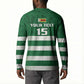 Rugby Zimbabwe Custom Button Sweatshirt Go Champions Sables