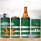 Rugby Zimbabwe Custom 4 in 1 Can Cooler Tumbler Go Champions Sables - African Pride