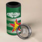 Rugby Zimbabwe Custom 4 in 1 Can Cooler Tumbler Go Champions Sables - African Pride