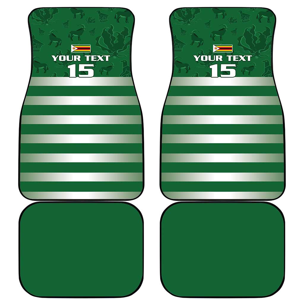 Rugby Zimbabwe Car Mats Go Champions Sables - African Pride