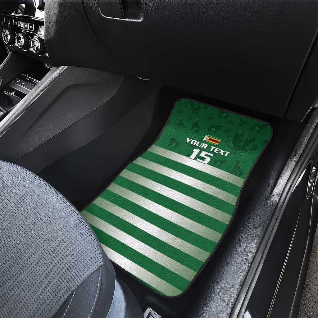 Rugby Zimbabwe Car Mats Go Champions Sables - African Pride