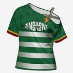 Rugby Zimbabwe Custom Cross Shoulder Shirt Go Champions Sables