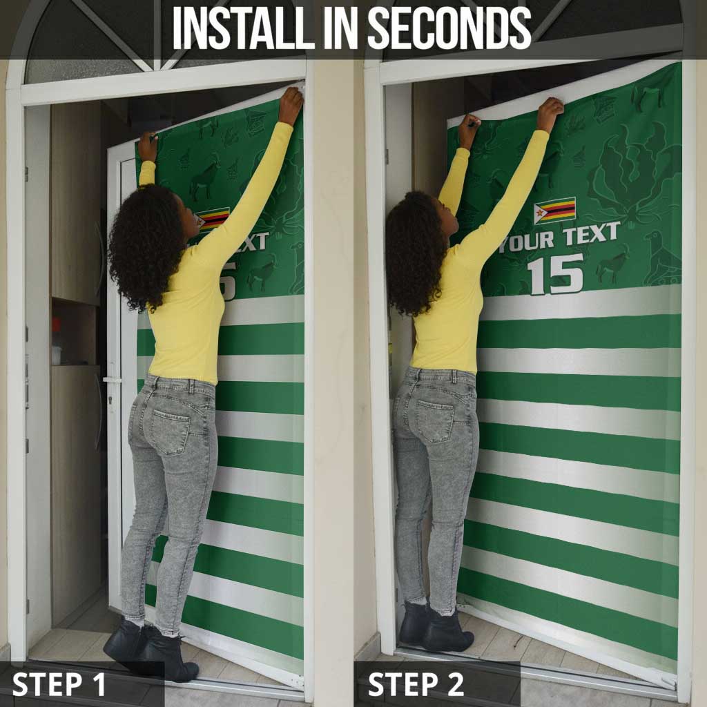 Rugby Zimbabwe Custom Door Cover Go Champions Sables